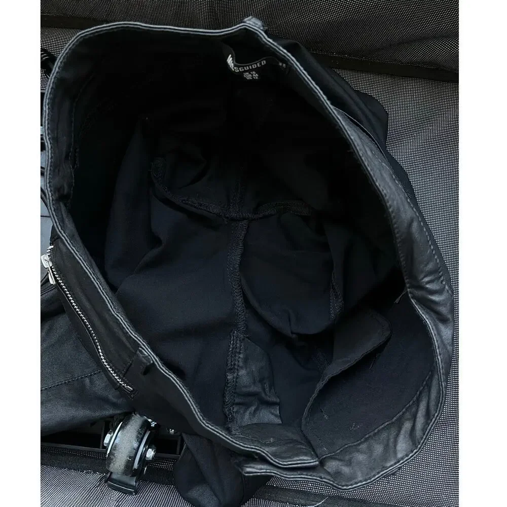 Missguided Moto coated vice skinny jeans in black with zip details size 12 $45 - Picture 11 of 12
